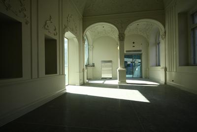 Építkezés a Rácz Fürdőnél-stock-foto