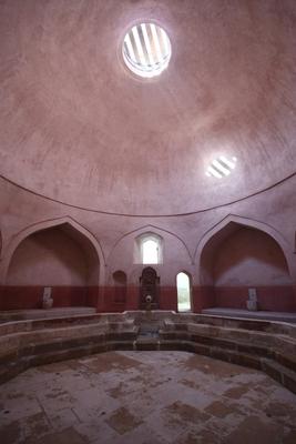 Építkezés a Rácz Fürdőnél-stock-foto