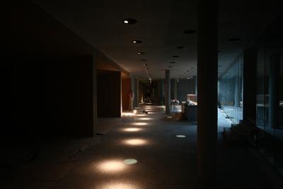 Építkezés a Rácz Fürdőnél-stock-foto