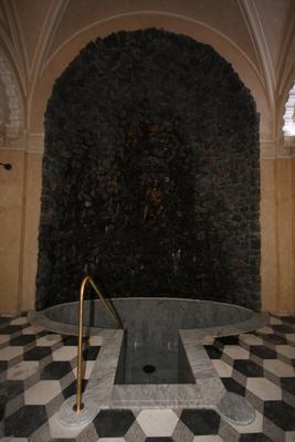 Építkezés a Rácz Fürdőnél-stock-foto