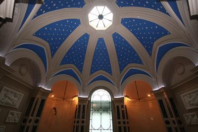 Építkezés a Rácz Fürdőnél-stock-foto