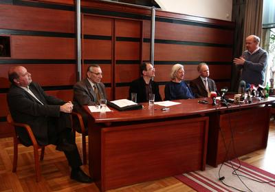 Levél Sólyom László megválasztásáért-stock-foto