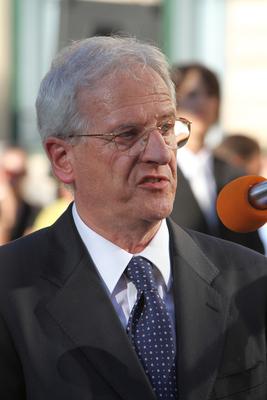 Sólyom László Révkomáromban-stock-foto