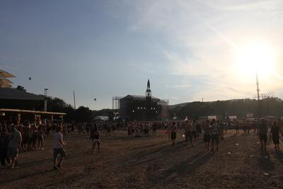 Sziget Fesztivál 2010 - 1. nap-stock-foto