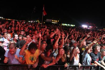 Sziget Fesztivál 2010 - 2. nap-stock-foto