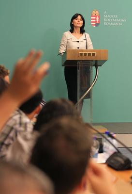 Reptéri biztonság - sajtótájékozttó-stock-foto