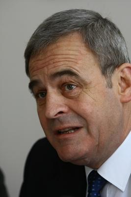 Tőkés László püspök sajtótájékoztatója-stock-foto