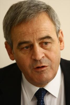 Tőkés László püspök sajtótájékoztatója-stock-foto