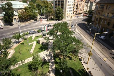 Turulszobor a XII. kerületben-stock-foto