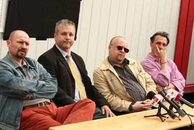 'Tűzvonalban' sajtótájékoztató-stock-foto