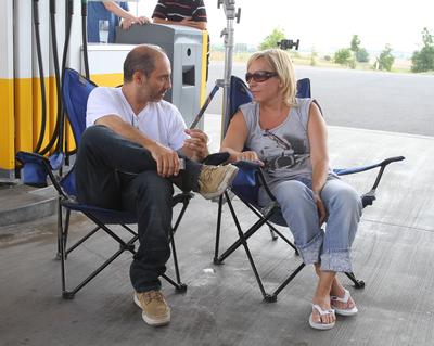 Üvegtigris 3 - forgatás-stock-foto