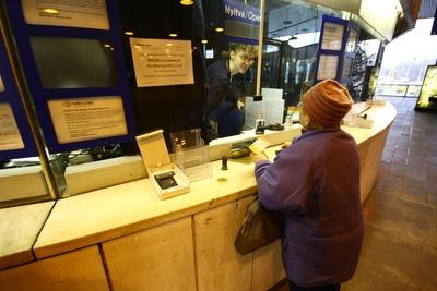 Vasutassztrájk Budapesten-stock-foto