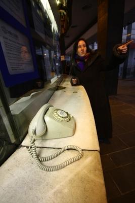 Vasutassztrájk Budapesten-stock-foto