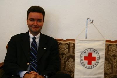 A Magyar Vöröskereszt rendkívüli véradást szervez székházában.-stock-foto