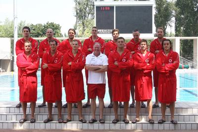 Vízilabdarelikvia-gyűjtés a Hajós Alfréd Sportuszodában-stock-foto