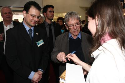 XVII. Budapesti Nemzetközi Könyvfesztivál-stock-foto