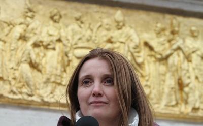 Zarándoklat Esztergomért-stock-foto