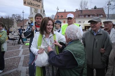 Zarándoklat Esztergomért-stock-foto