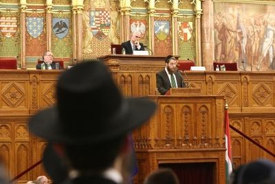 Magyar-zsidó együttélés. Együtt a Közös jövőért-stock-foto