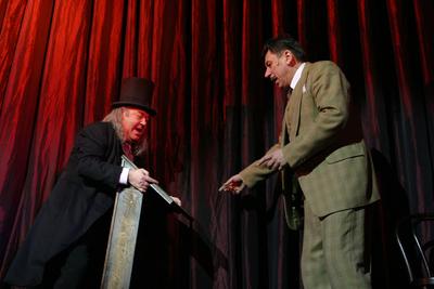 Alfred Hitchcock: 39 lépcső-stock-foto