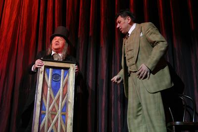 Alfred Hitchcock: 39 lépcső-stock-foto