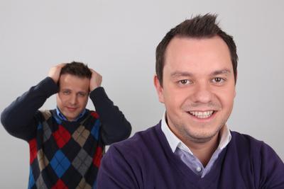 Bagi Iván és Nacsa Olivér-stock-foto
