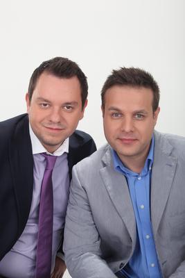 Bagi Iván és Nacsa Olivér-stock-foto