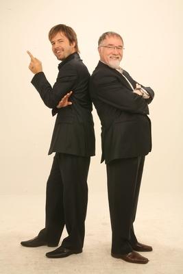 Sebestyén Balázs és Vágó István-stock-foto