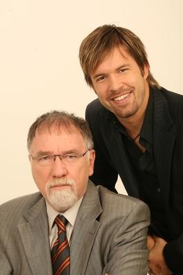 Sebestyén Balázs és Vágó István-stock-foto