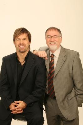 Sebestyén Balázs és Vágó István-stock-foto