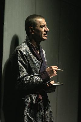 Budapest, 2009.05.12.
Lars von Trier - Christian Lollike: Dogville című darabjának bemutatója a Bárka Színházban Anger Zsolt rendezésésben.

A képen: Mucsi Zoltán-stock-foto