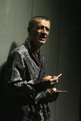 Budapest, 2009.05.12.
Lars von Trier - Christian Lollike: Dogville című darabjának bemutatója a Bárka Színházban Anger Zsolt rendezésésben.

A képen: Mucsi Zoltán-stock-foto