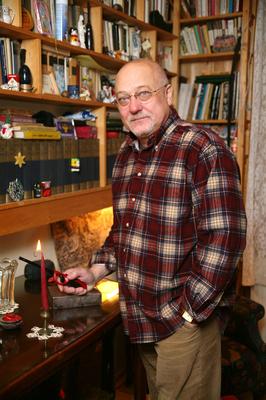 Budapest, 2010.02.05.
Barbinek Péter Jászai Mari-díjas színész otthonában-stock-photo
