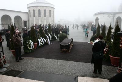 Bessenyei Ferenc temetése-stock-foto