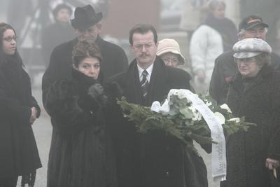 Bessenyei Ferenc temetése-stock-foto