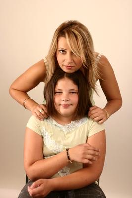 Gáspár család-stock-foto