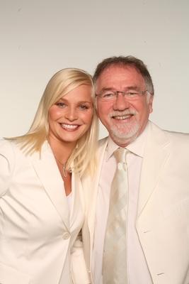 Lilu és Vágó István-stock-foto