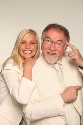 Lilu és Vágó István-stock-foto