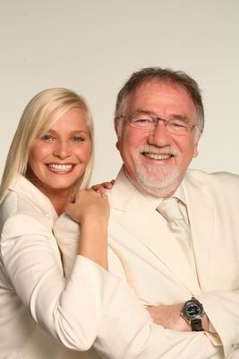 Lilu és Vágó István-stock-foto