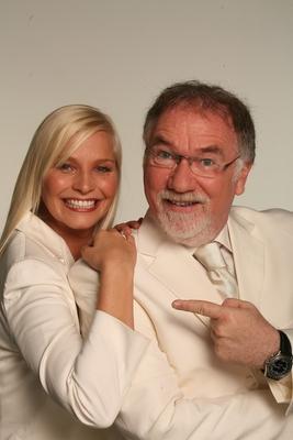 Lilu és Vágó István-stock-foto