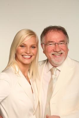 Lilu és Vágó István-stock-foto