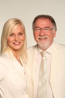 Lilu és Vágó István-stock-foto