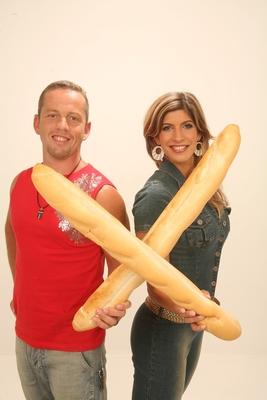 Béres Alexandra és Schobert Norbi-stock-foto