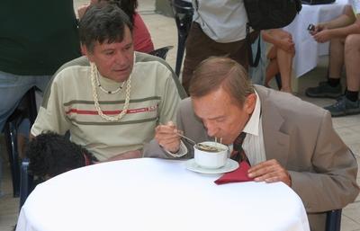 Antal Imre 72 éves-stock-foto