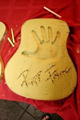 Az Irigy Hónaljmirigy felkerül a csillagok falára-stock-foto