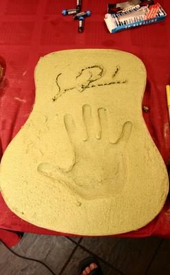 Az Irigy Hónaljmirigy felkerül a csillagok falára-stock-foto