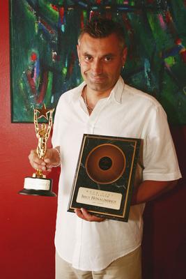 Az Irigy Hónaljmirigy felkerül a csillagok falára-stock-foto