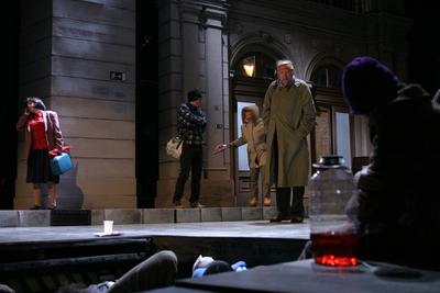 Keleti pu. az Új Színházban-stock-foto