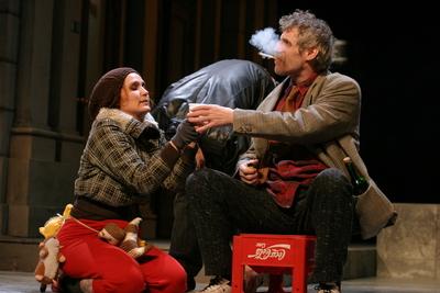 Keleti pu. az Új Színházban-stock-foto