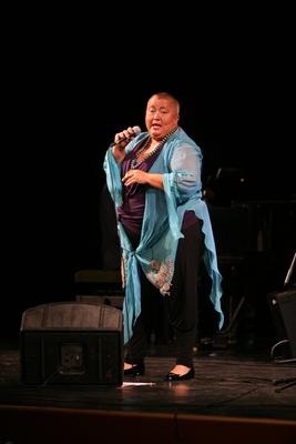 Retro Dívák koncert az Urániában-stock-foto